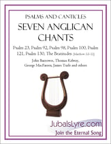 Seven Anglican Chants (SATB) SATB choral sheet music cover
